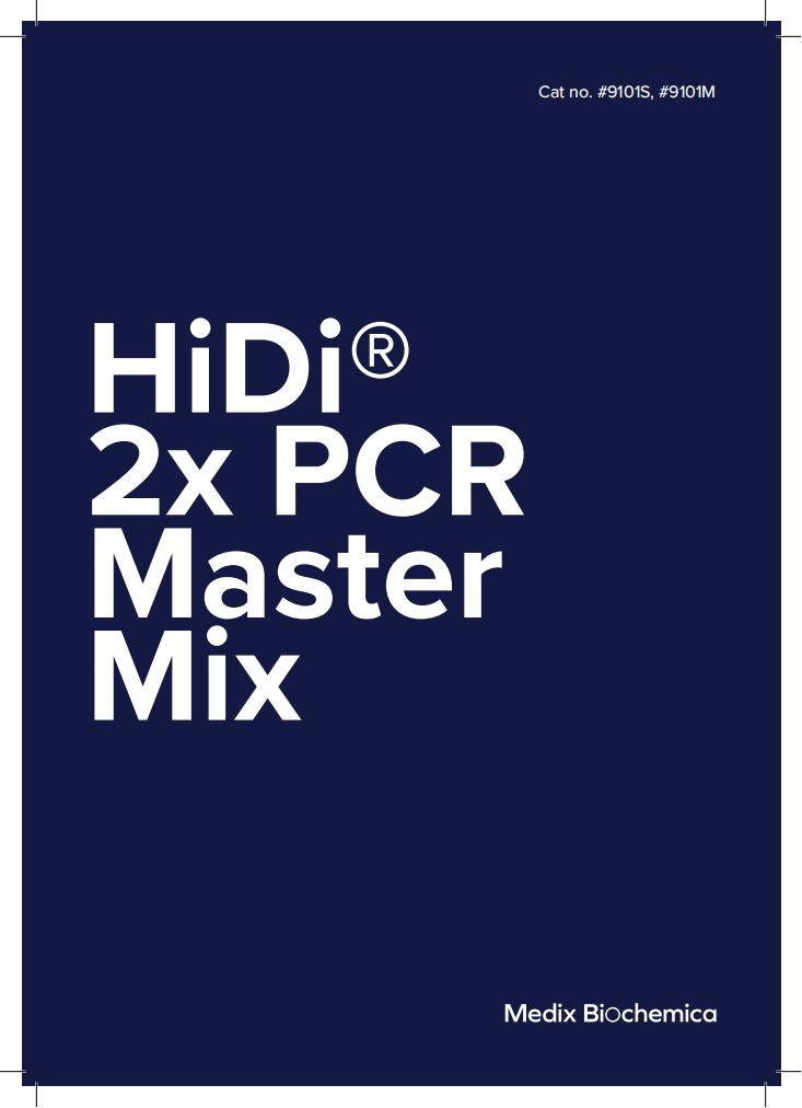 HiDi® 2x PCR Master Mix  分子产品技术手册