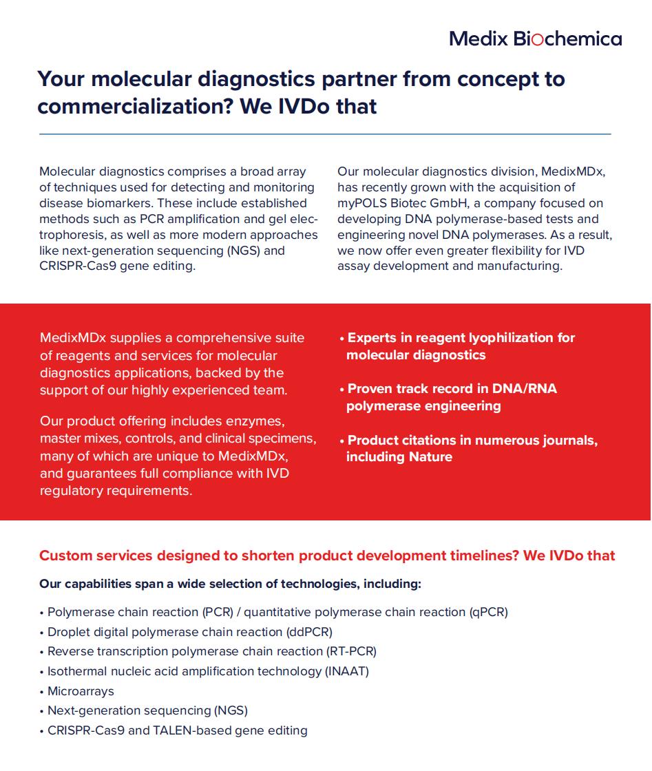 MedixMDx - Flyer