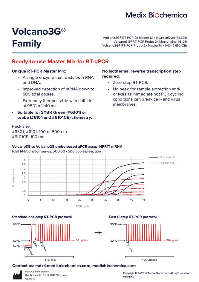 MedixMDx Volcano3G® Family - Flyer